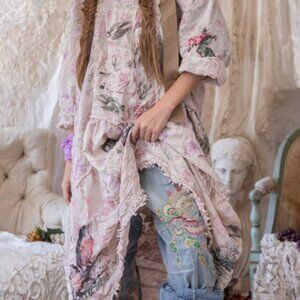 Magnolia Pearl Helenia Flora Dress# 874 Cupid Rose